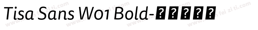 Tisa Sans W01 Bold字体转换